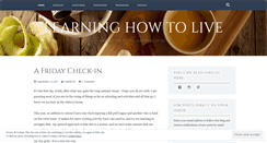 Desktop Screenshot of learninghowtolive.com