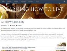 Tablet Screenshot of learninghowtolive.com